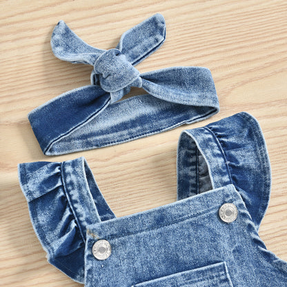Body Infantil Arci Íris Jeans