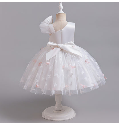 Vestido Infantil Lazo Mariposa