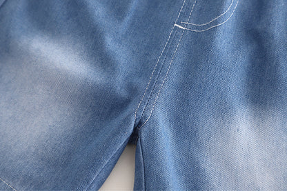 Conjunto de niño con camisa con estampado animal