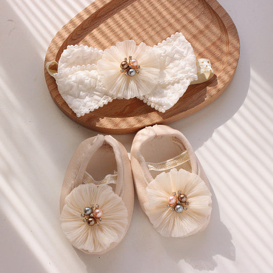 Zapatos de Niña con Flores Pequeñas