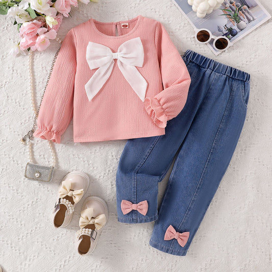 Conjunto de lazo para niña
