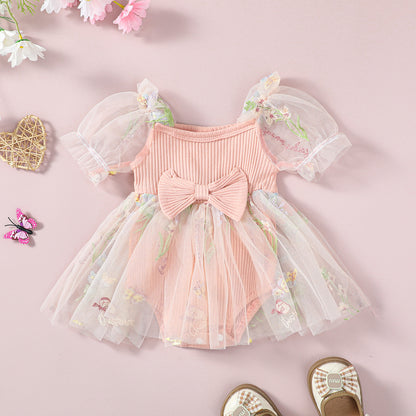 Body infantil de Encaje Floral
