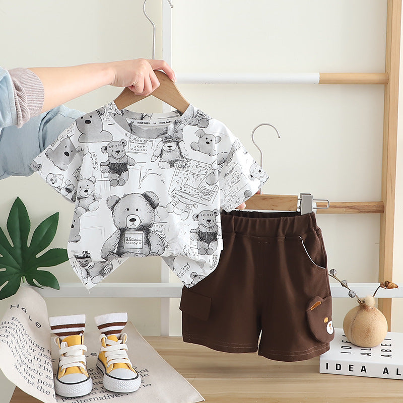 Conjunto de osito de peluche para niño