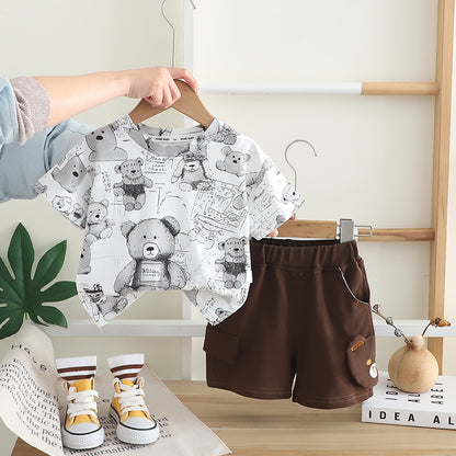 Conjunto de osito de peluche para niño