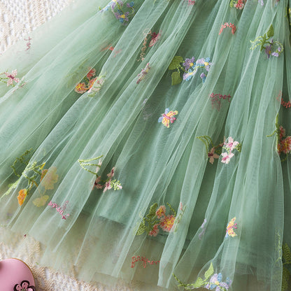 Vestido Infantil Asinha Tul Floral