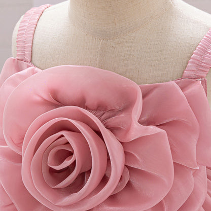 Vestido de Fiesta Infantil de Flores