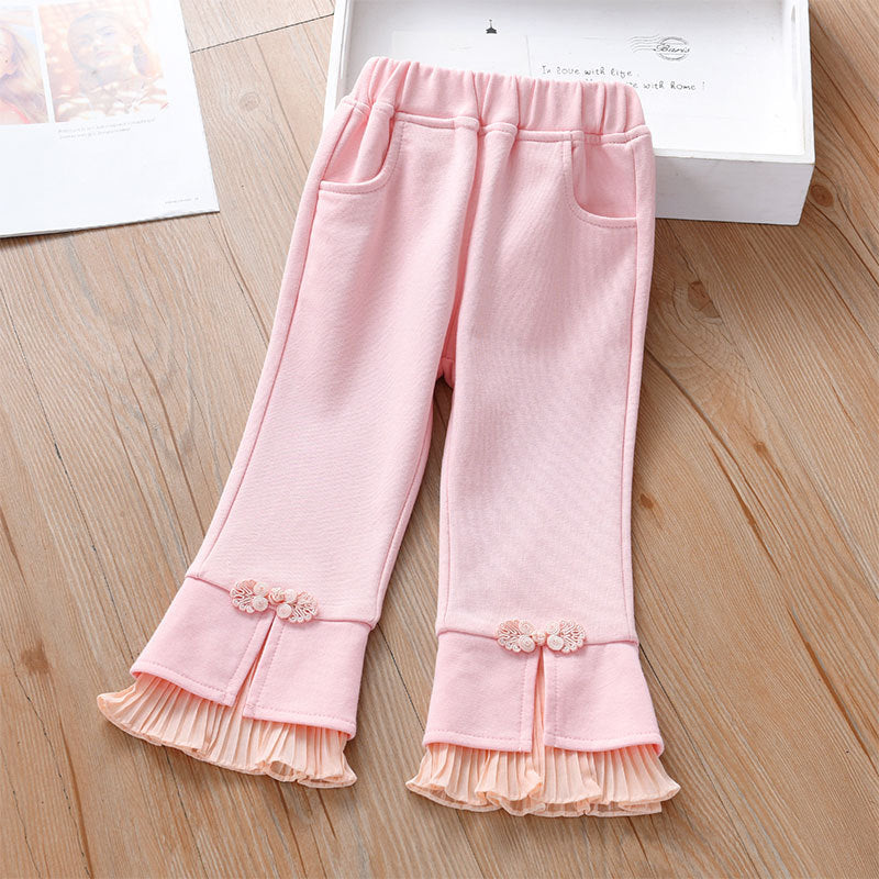 Pantalones con Dobladillo de Tul para Mujer y Niño