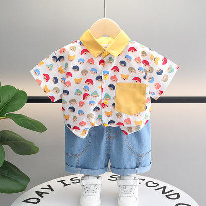 Conjunto de Polo y Jeans para Niño