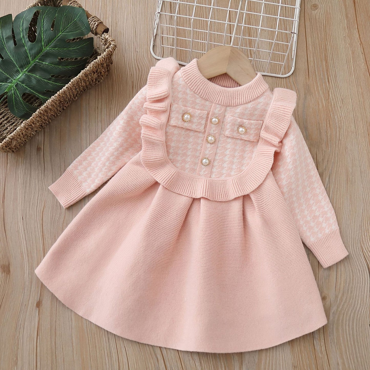 Vestido de punto Mussi con botones