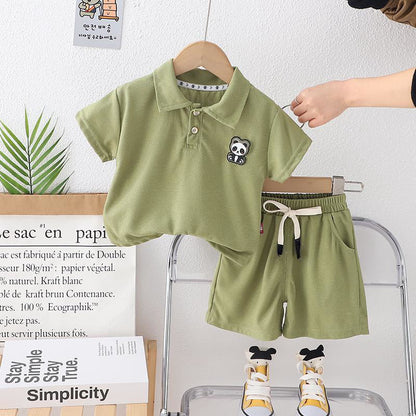 Conjunto de Polo Panda para Niño