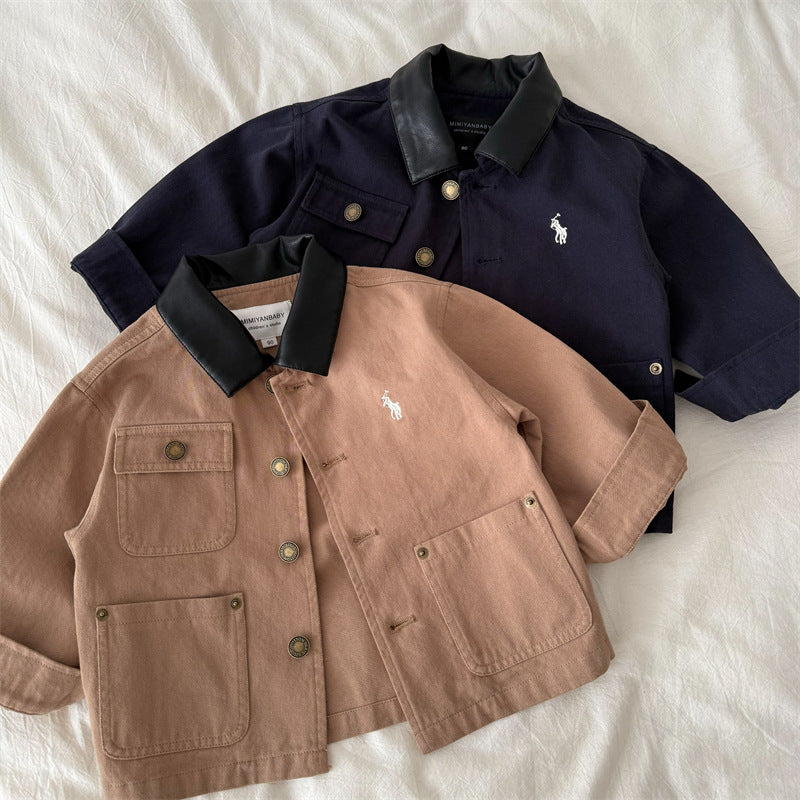Chaqueta tipo Polo con Bolsillos para Niño