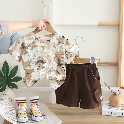 Conjunto de osito de peluche para niño