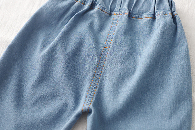 Conjunto infantil con perrito y vaqueros