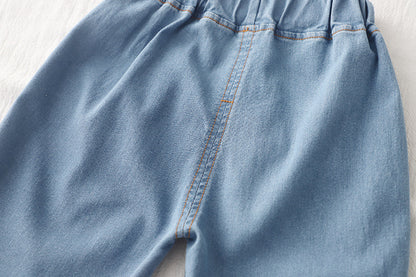 Conjunto infantil con perrito y vaqueros