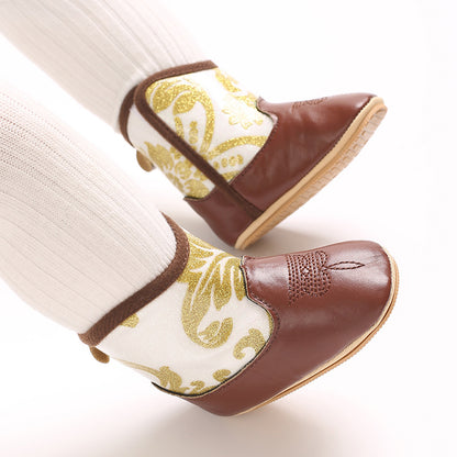 Botas con Estampado Campestre para Niños