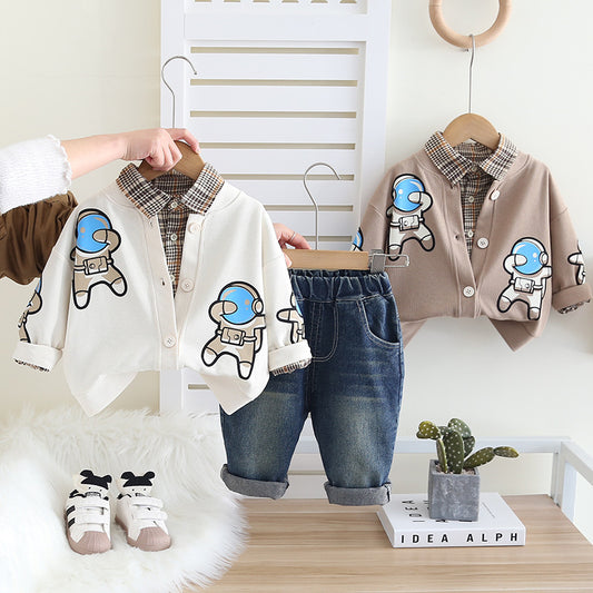 Conjunto de astronauta de 3 piezas para niño