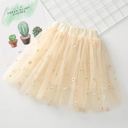 Falda Infantil Margaritas