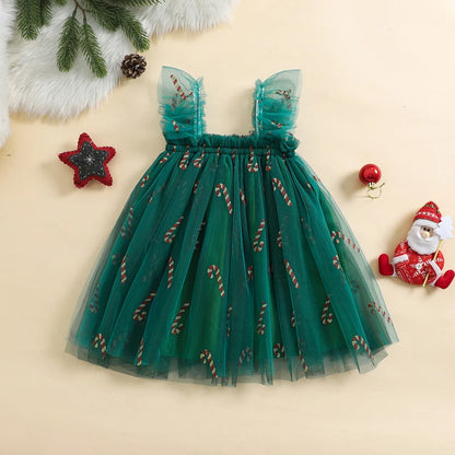 Vestido de Navidad Infantil de Tul