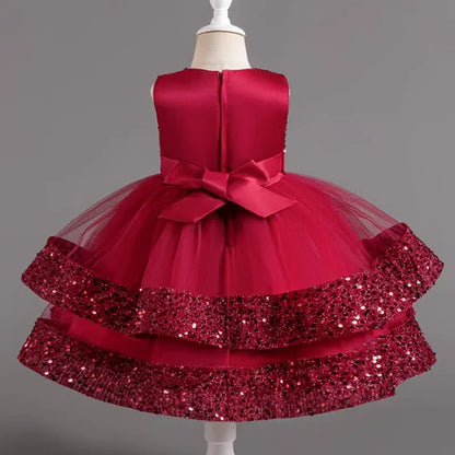 Vestido Navideño Brillante