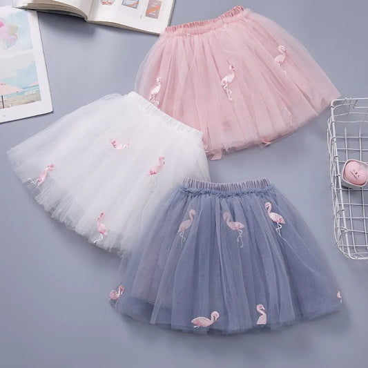 Saia Infantil Tule Flamenco
