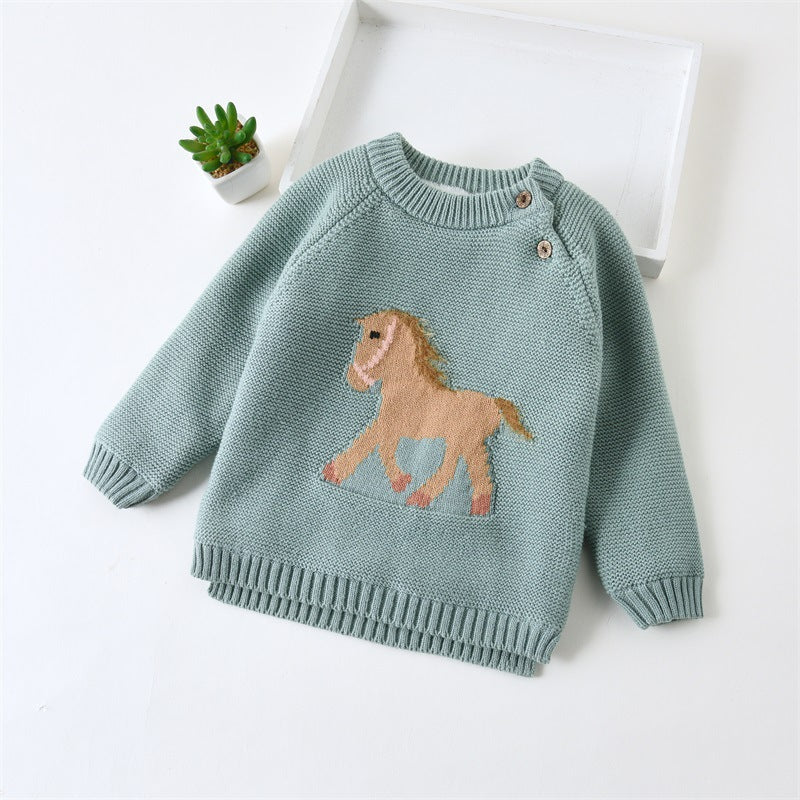 Blusa para clima frío de caballo
