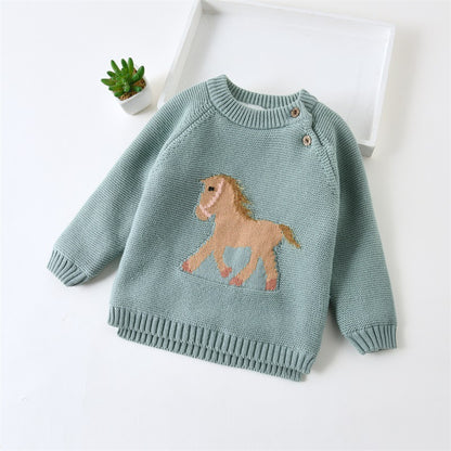 Blusa para clima frío de caballo