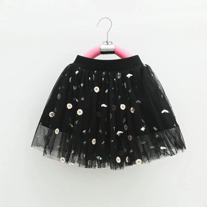 Falda Infantil Margaritas