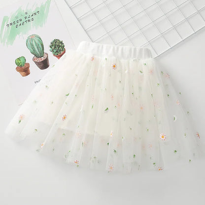 Falda Infantil Margaritas