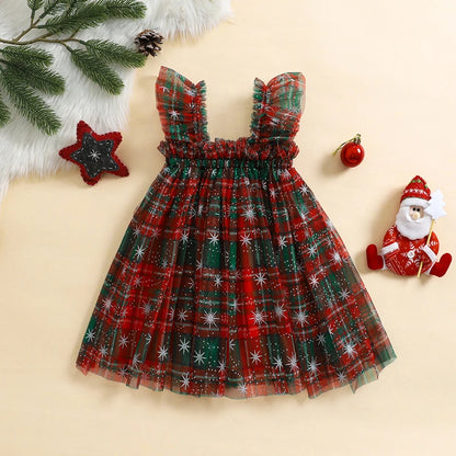 Vestido de Navidad Infantil de Tul