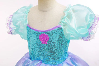 Vestido de Fiesta de Sirena Con Lentejuelas