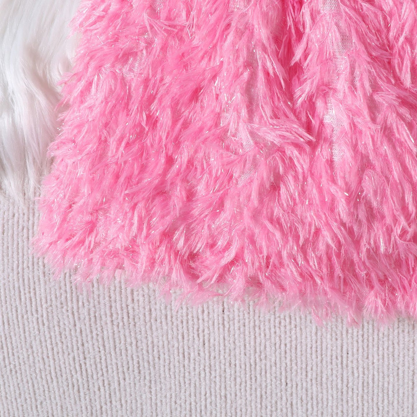 Conjunto Infantil Mujer Peludo Rosa