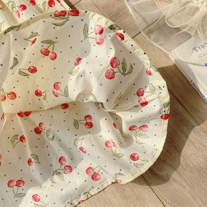 Vestido de frutas de verano para niños
