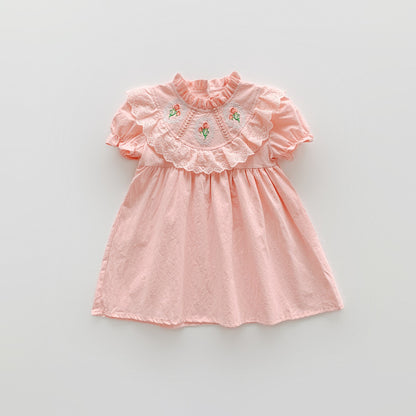 Vestido infantil de Encaje floral