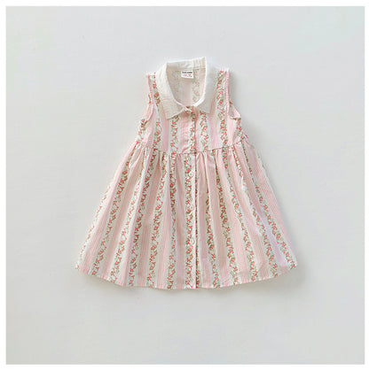 Vestido Golinha Floral Infantil