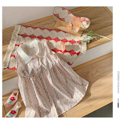 Vestido Golinha Floral Infantil