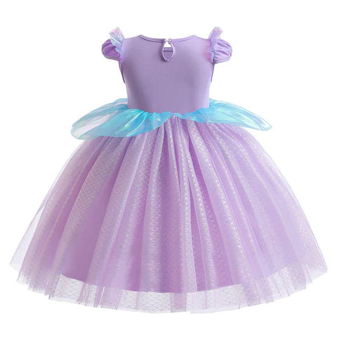 Vestido de Fiesta Infantil Princesa Tul Morado