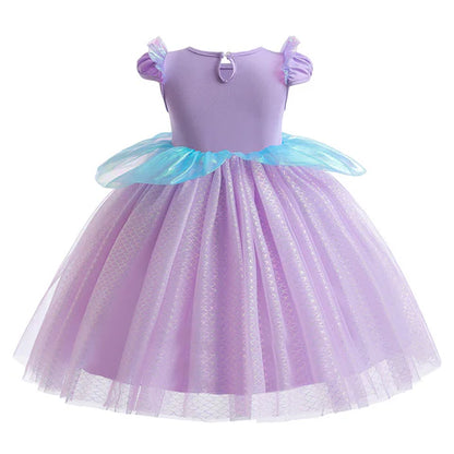 Vestido de Fiesta Infantil Princesa Tul Morado