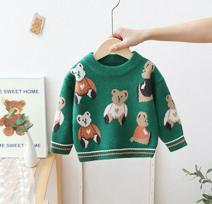 Blusa Infantil Ositos De Invierno