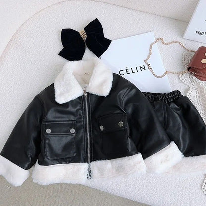 Conjunto Infantil Mujer Piel Peluda
