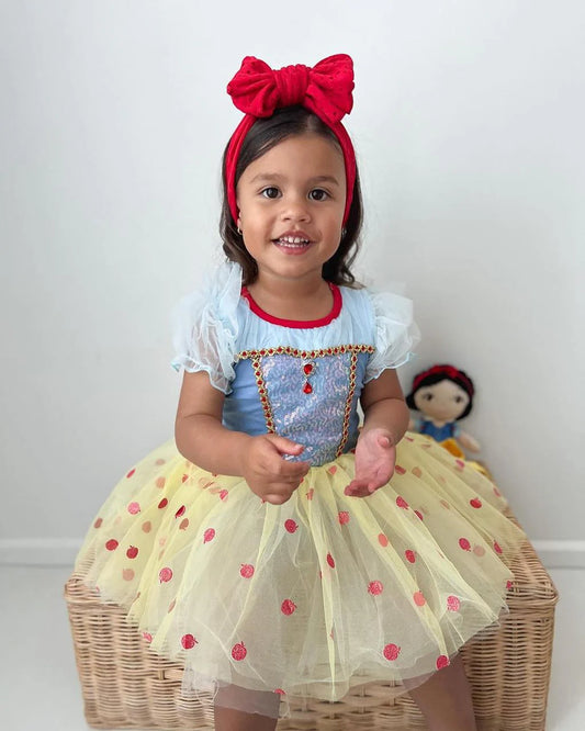 Vestido infantil Poá