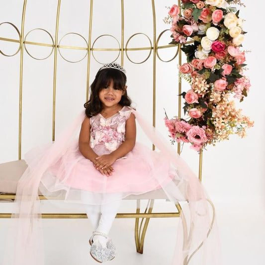 Vestido Infantil Encantado Borboletas