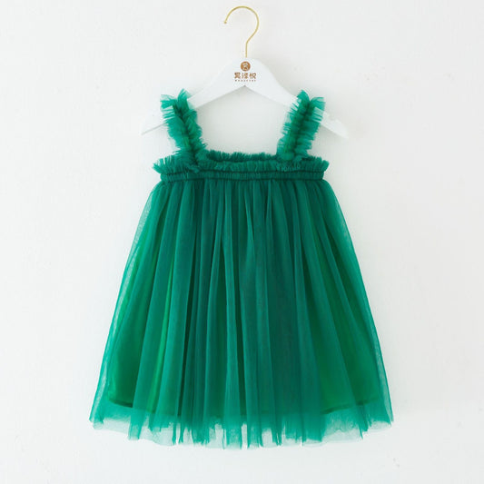 Vestido de Tul Verde