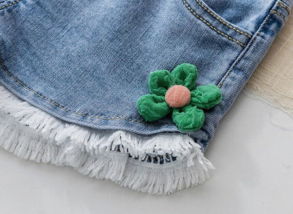 Bermudas Infantiles Florzinhas