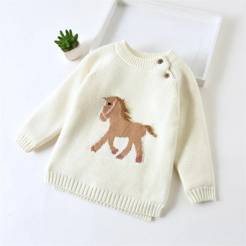 Blusa para clima frío de caballo