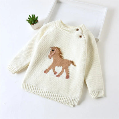 Blusa para clima frío de caballo