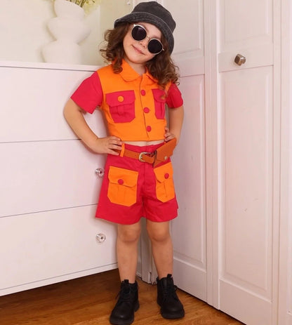 Conjunto Infantil Cinturón con Bolso