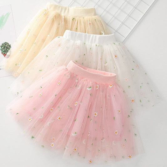 Falda Infantil Margaritas
