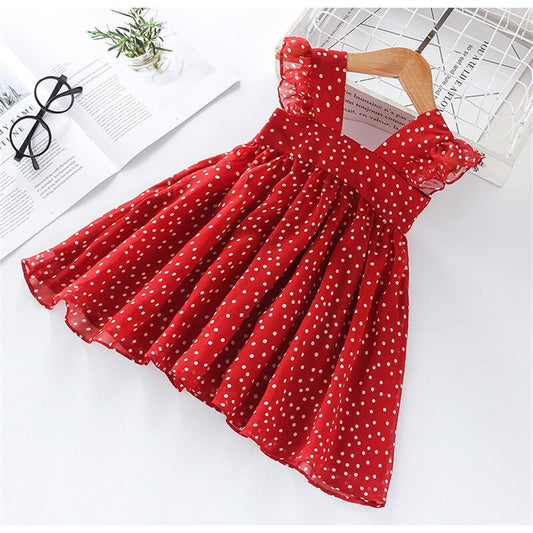 Vestido Infantil Poá