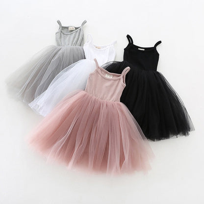 Vestido de tul (3-8T)