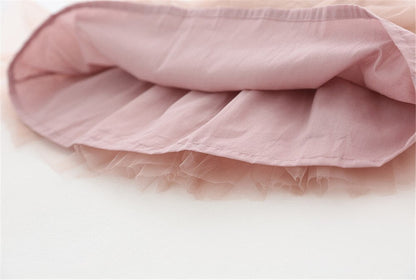 Vestido Infantil Tirante Tul
